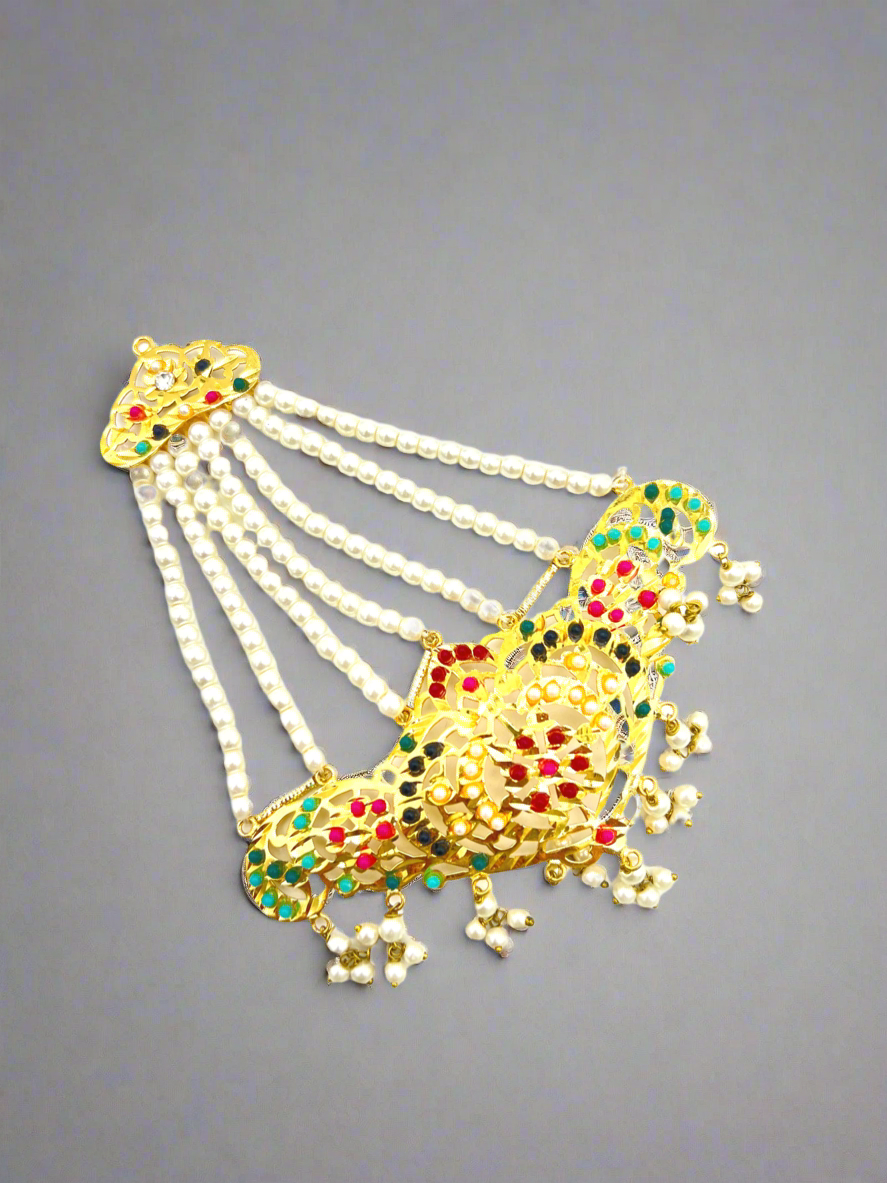 Lightweight Pakistani style jhummar- multicolour