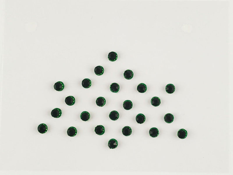 Dark Green Dot Bindi image 0