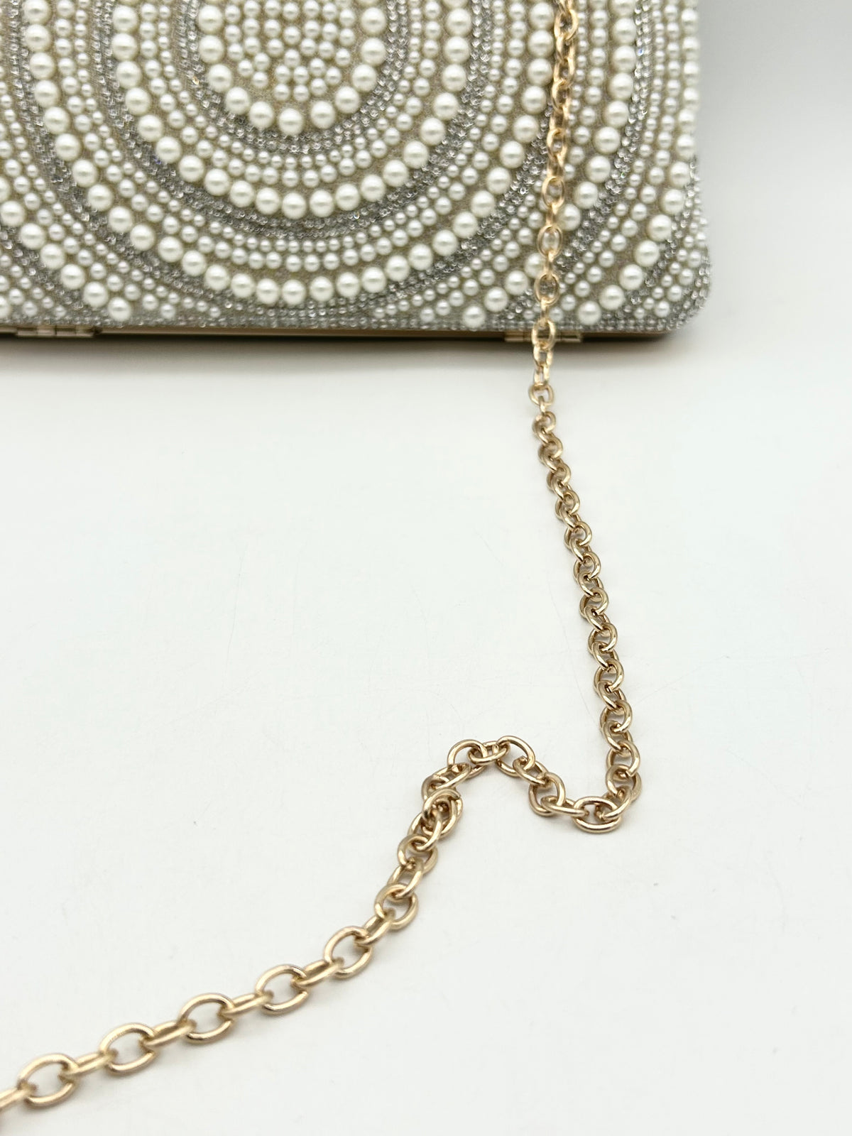 AM705 Gold Clutch bag
