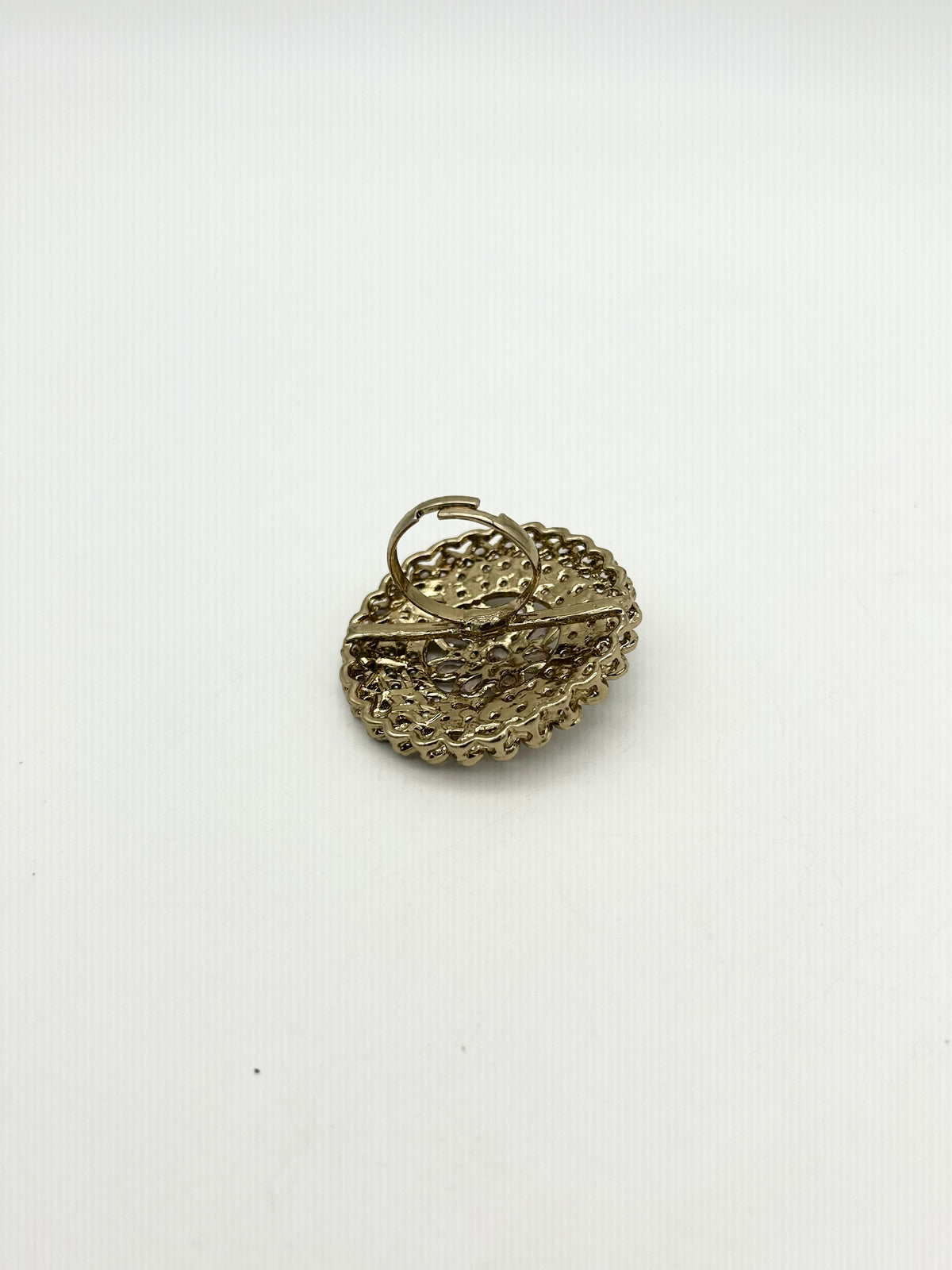 AM800 Adjustable Gold ring polki