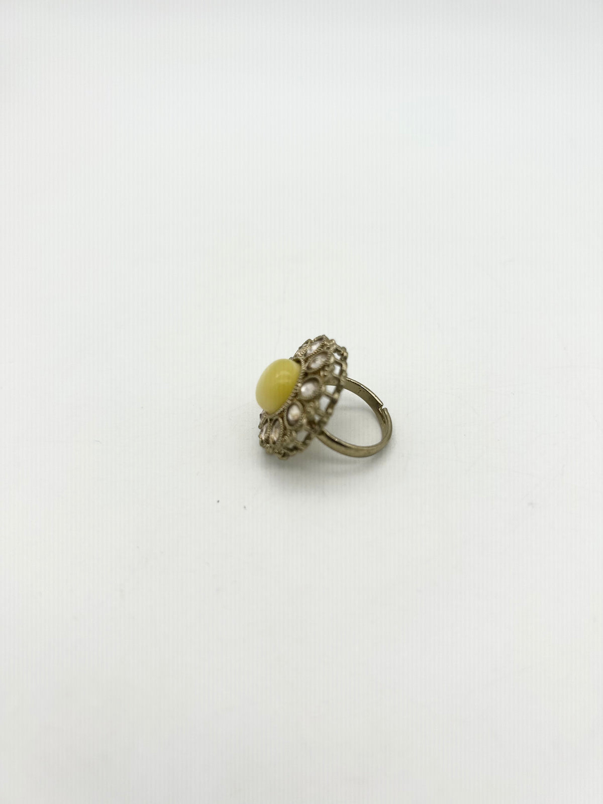 AM808 Gold and Yellow adjust ring polki