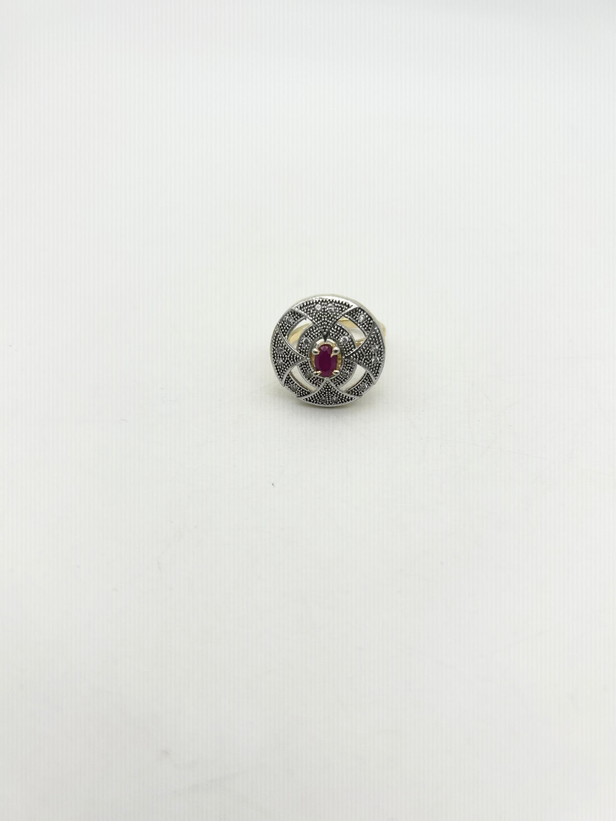 AM810 Silver and Pink adjust ring