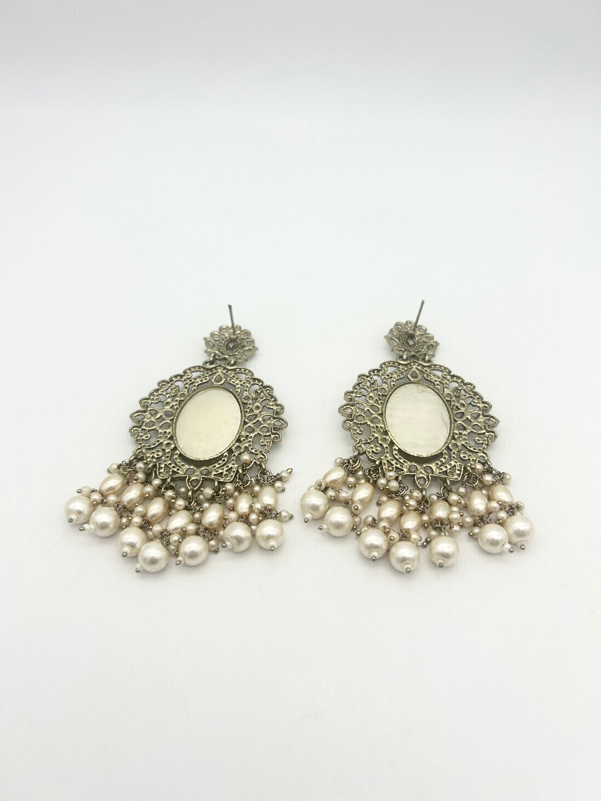 AM020 Gold earring polki