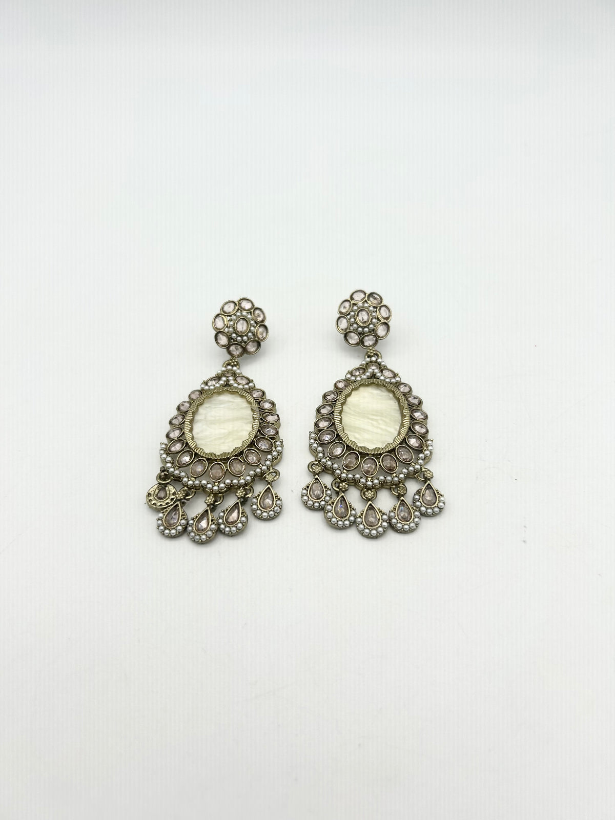 AM024 Gold Earrings polki