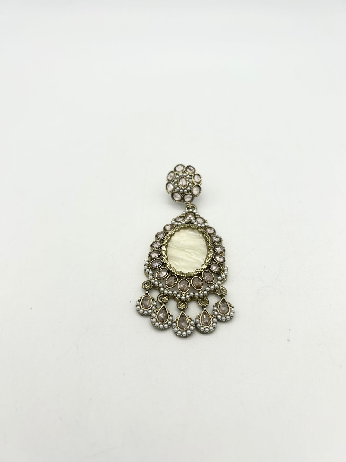AM024 Gold Earrings polki