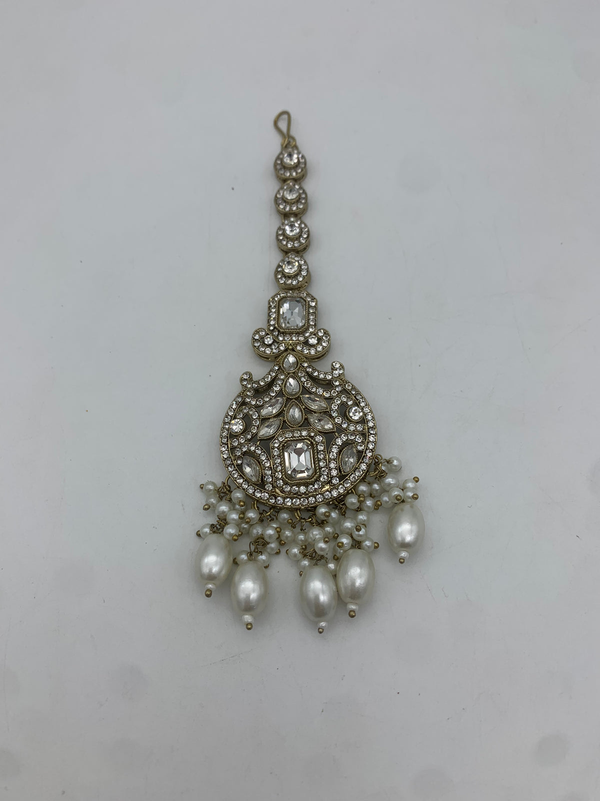 Am 010 Gold and white choker set