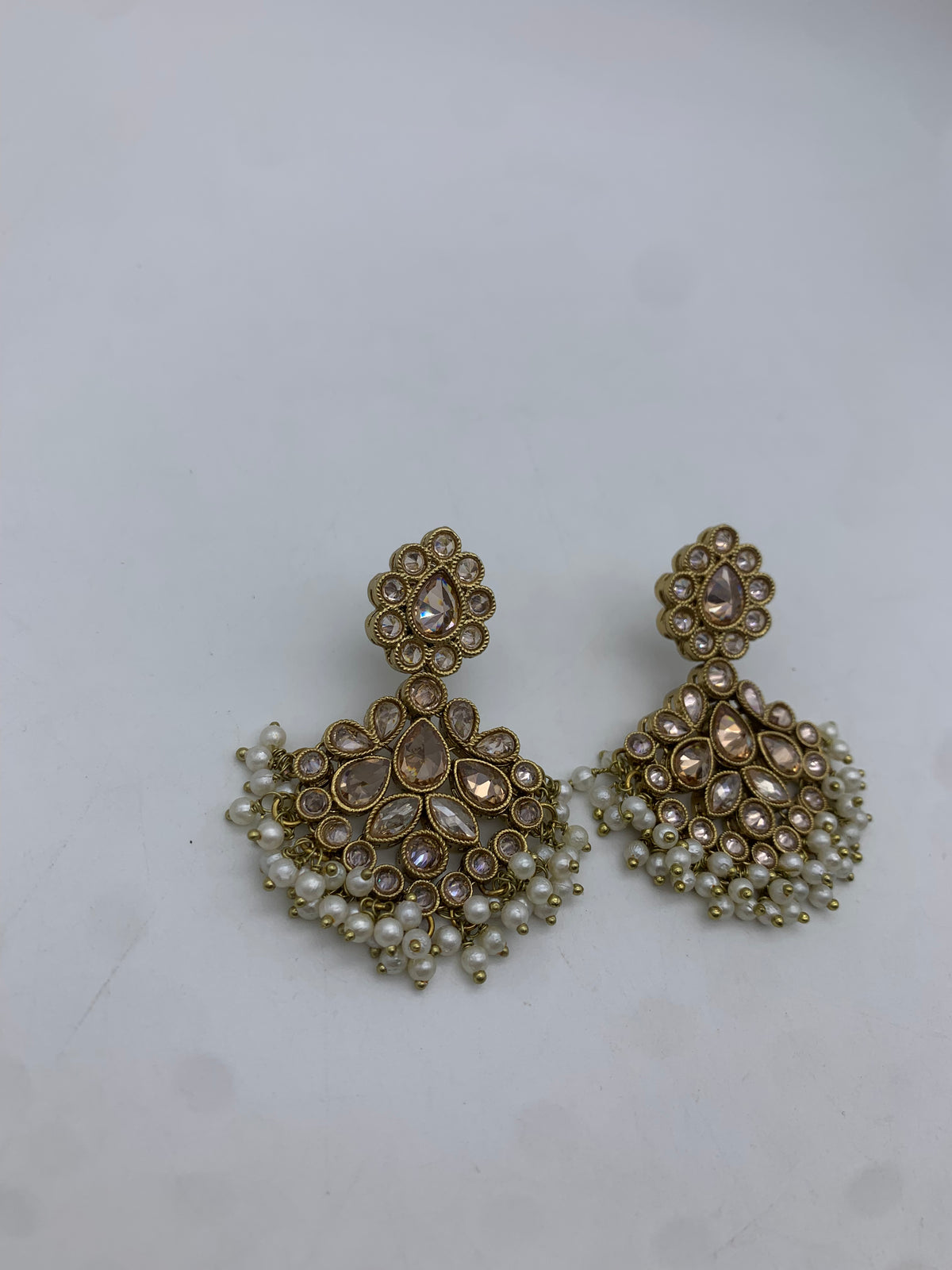Am 003 Gold polki earrings
