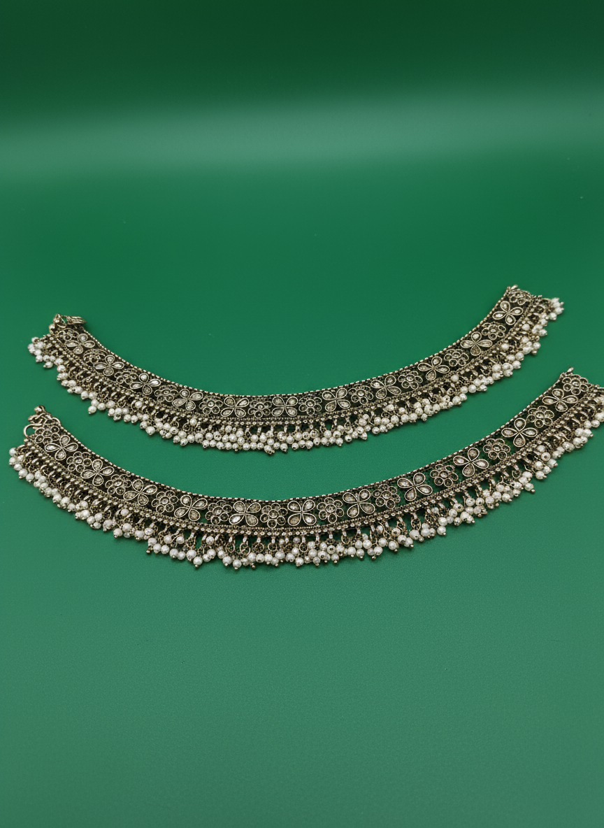 AM400 Gold anklets polki