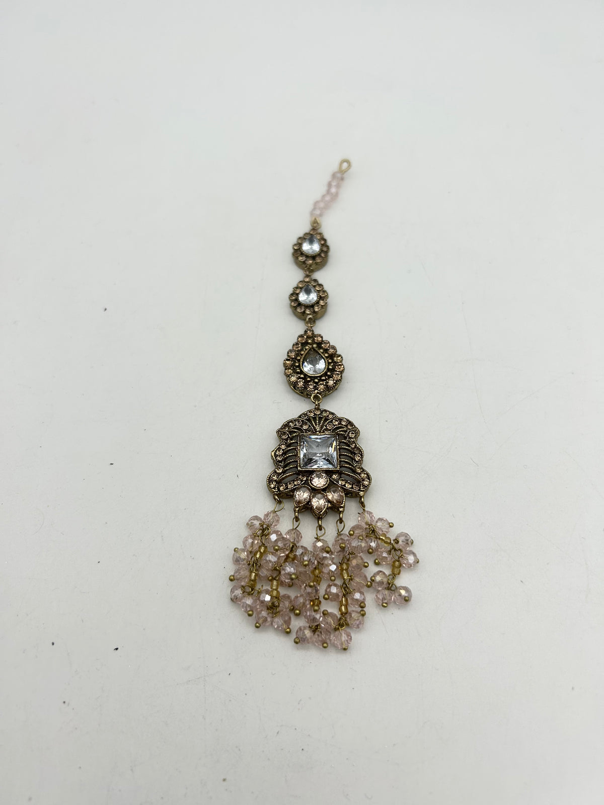 AM300 Gold and Pink Bridal Necklace and choker polki