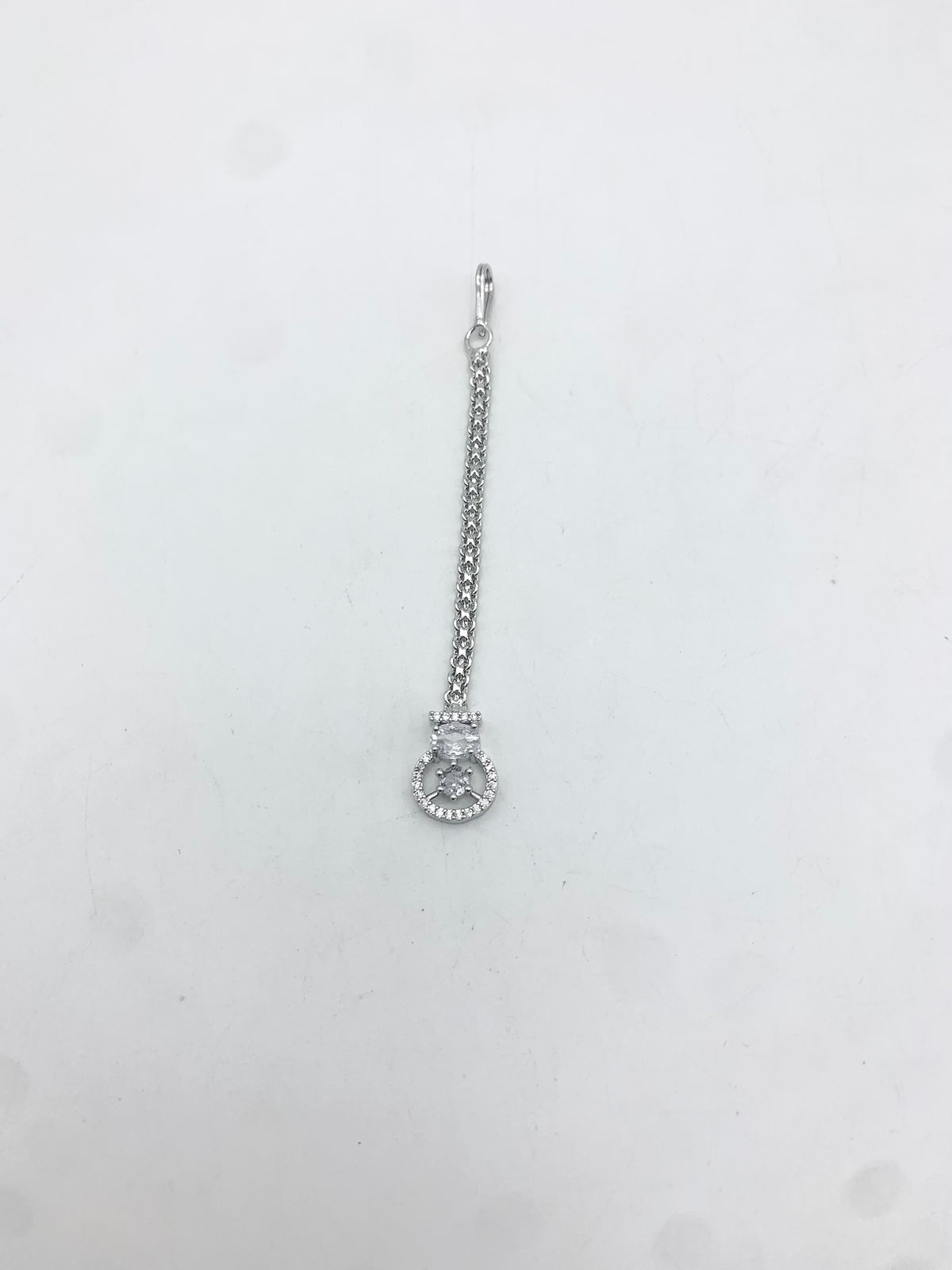 AM674 Silver tikka American diamond