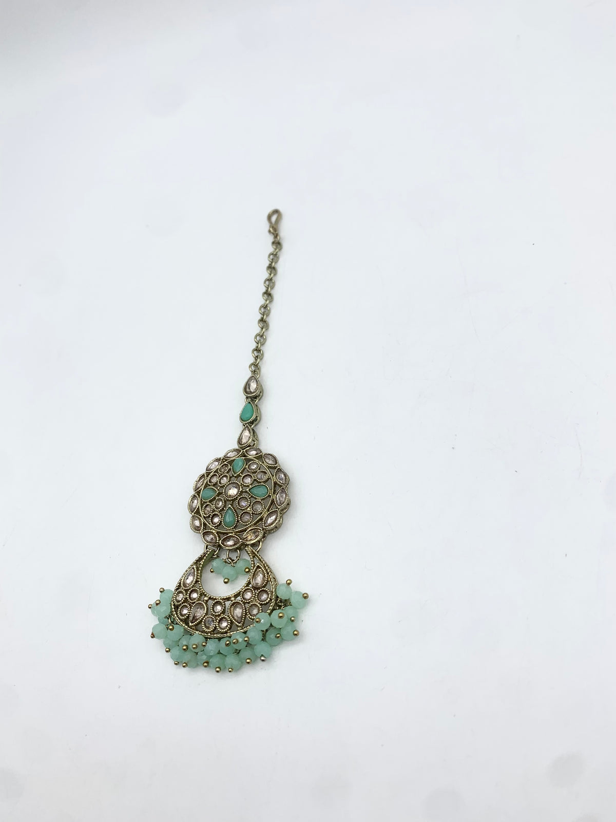 AM663 Gold and Mint tikka polki
