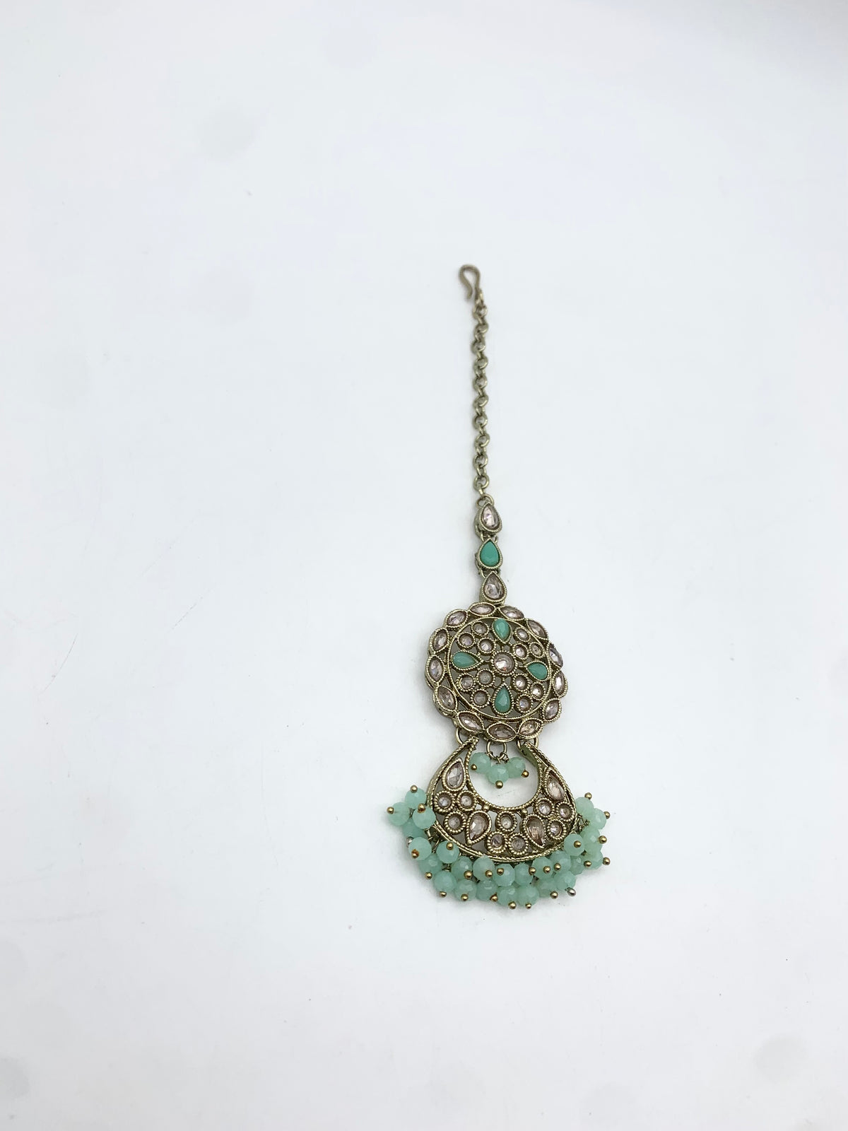 AM663 Gold and Mint tikka polki