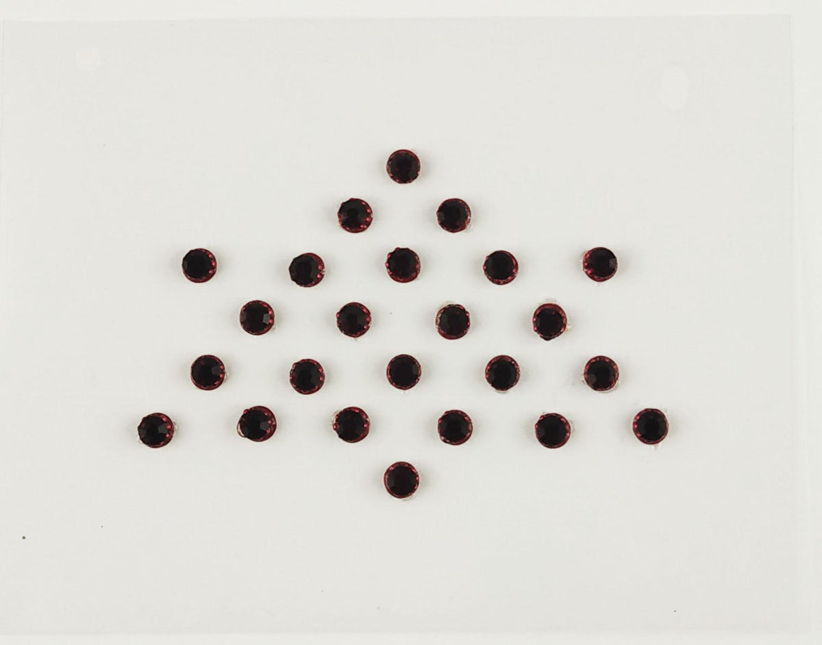 Maroon Dot Bindi image 0